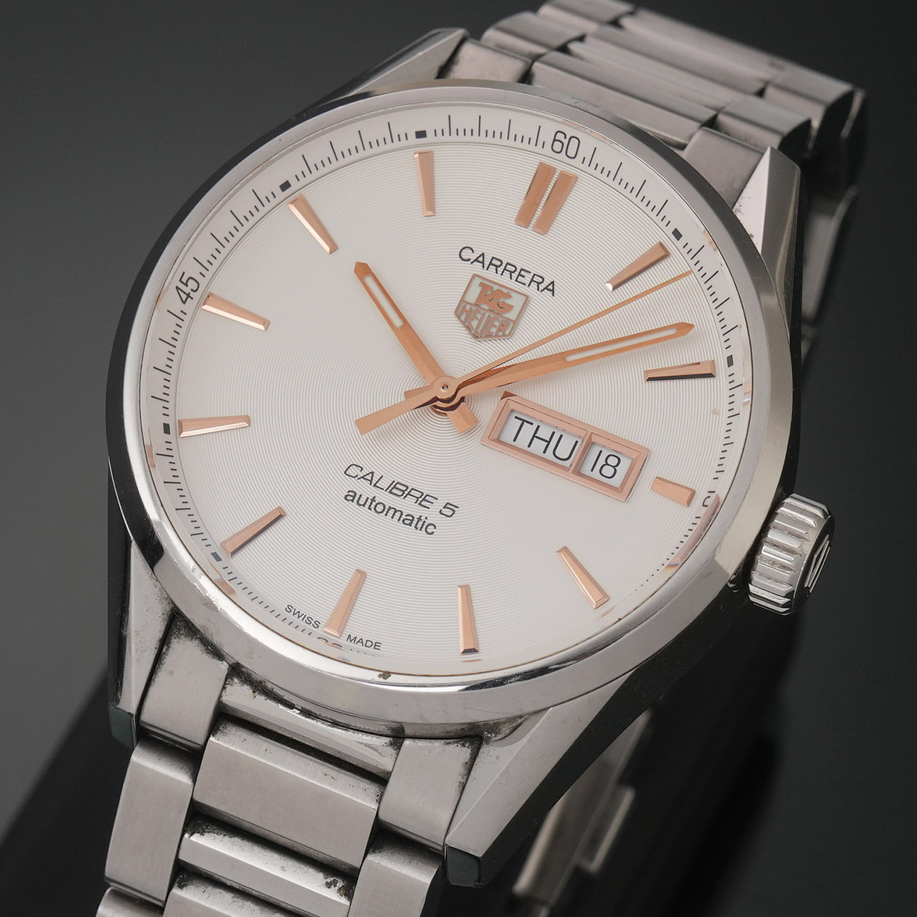 TAG HEUER(USED)태그호이어 까레라 데이데이트 WAR201D-1